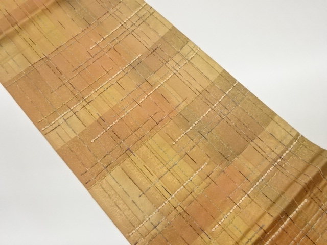JAPANESE KIMONO / VINTAGE FUKURO OBI / WOVEN STRIPE